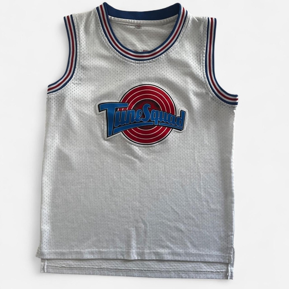 Space Jam Tune Squad Bugs Bunny 1 Basketball Jersey White Mesh Size M